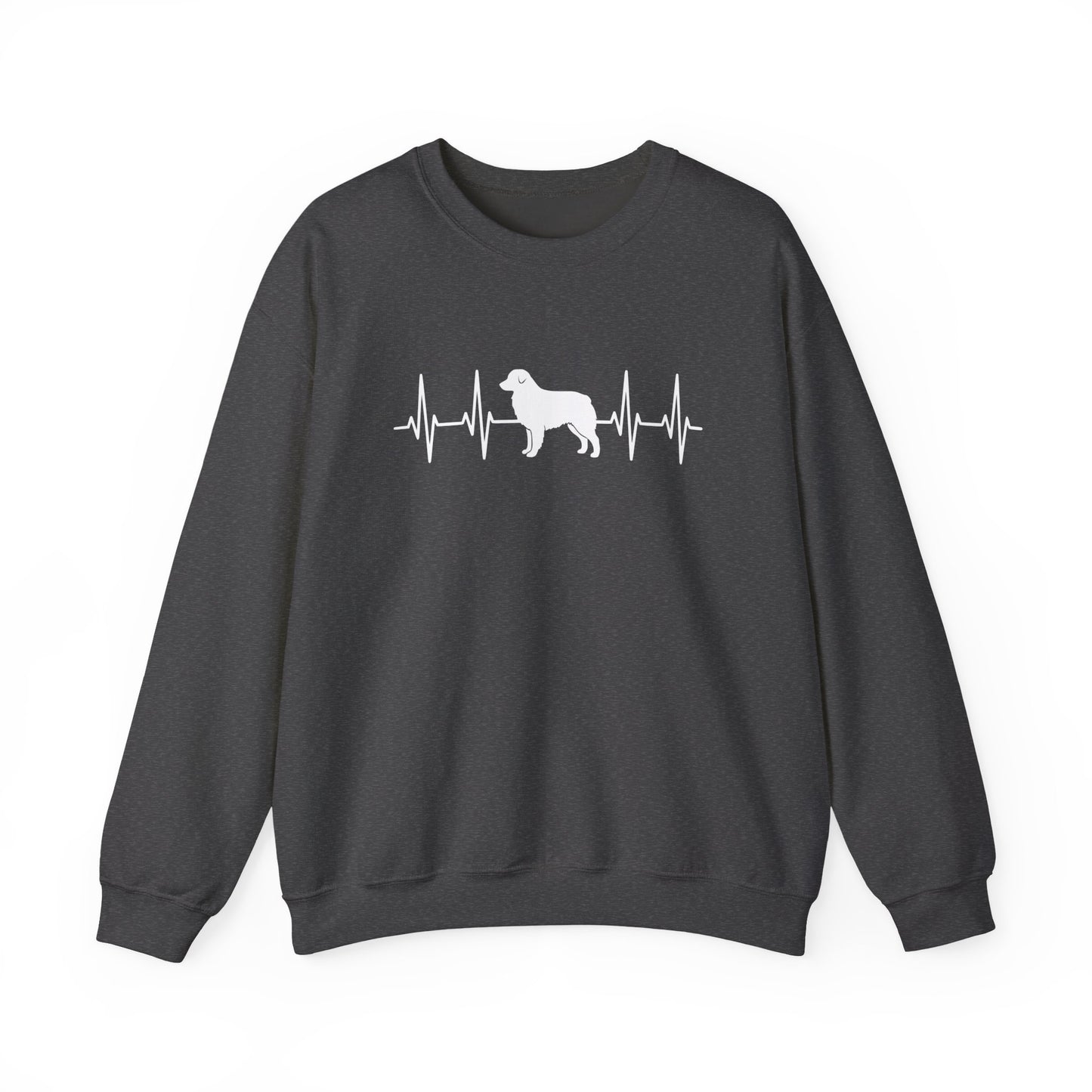 Australian Shepherd Heartbeat Crewneck Sweatshirt