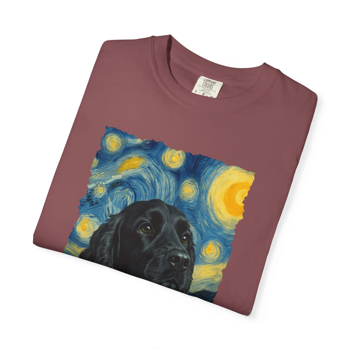 Black Cocker Spaniel van Gogh Premium Tee