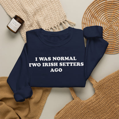 Two Irish Setters Crewneck Sweatshirt