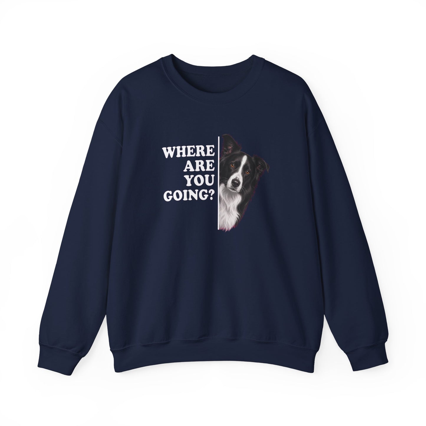 Border Collie Alert Crewneck Sweatshirt