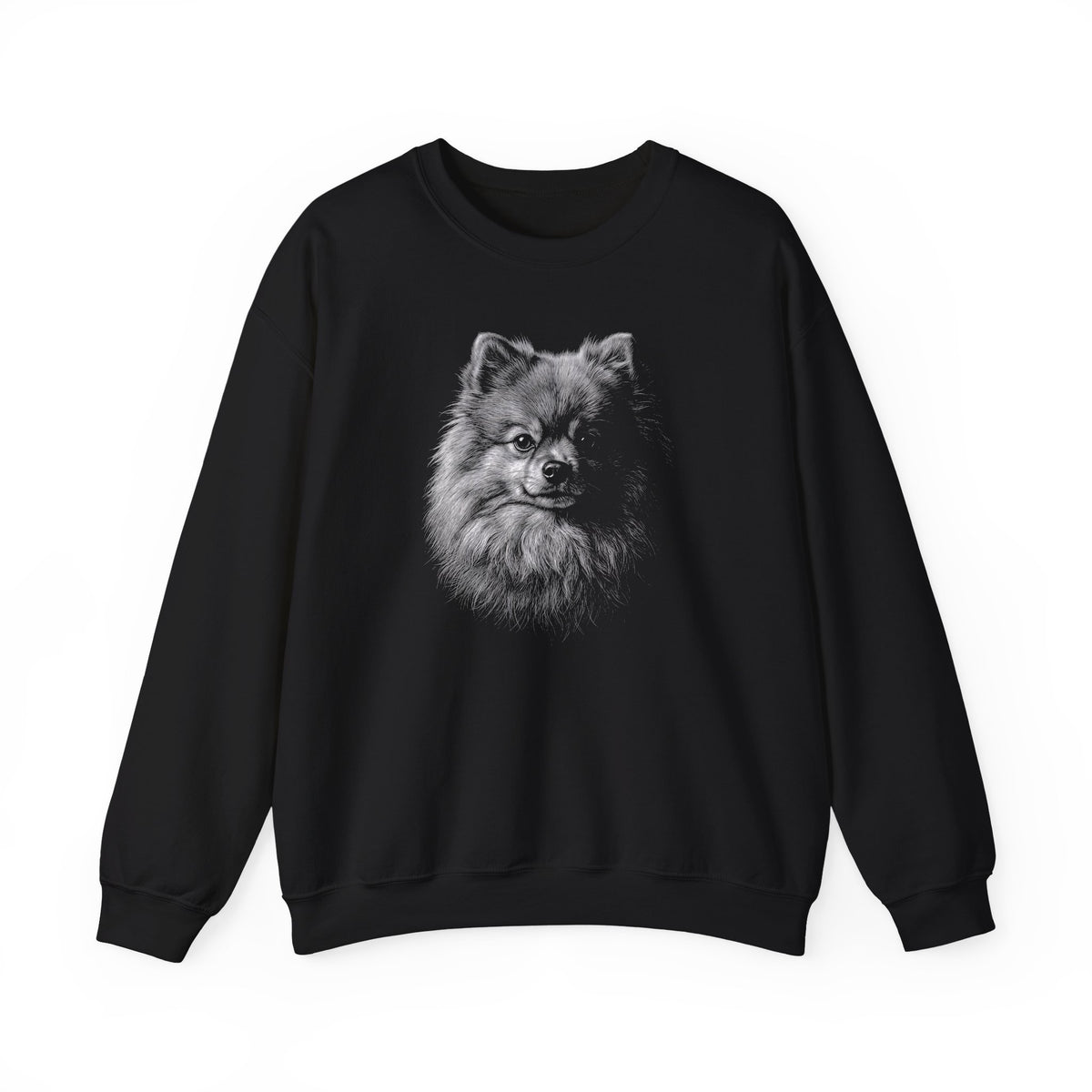 Pomeranian Engraved Crewneck Sweatshirt