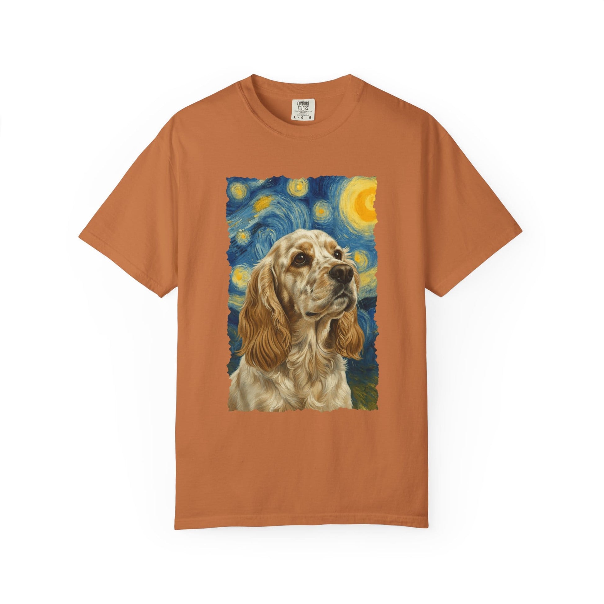 Lemon Roam Spaniel van Gogh Premium Tee