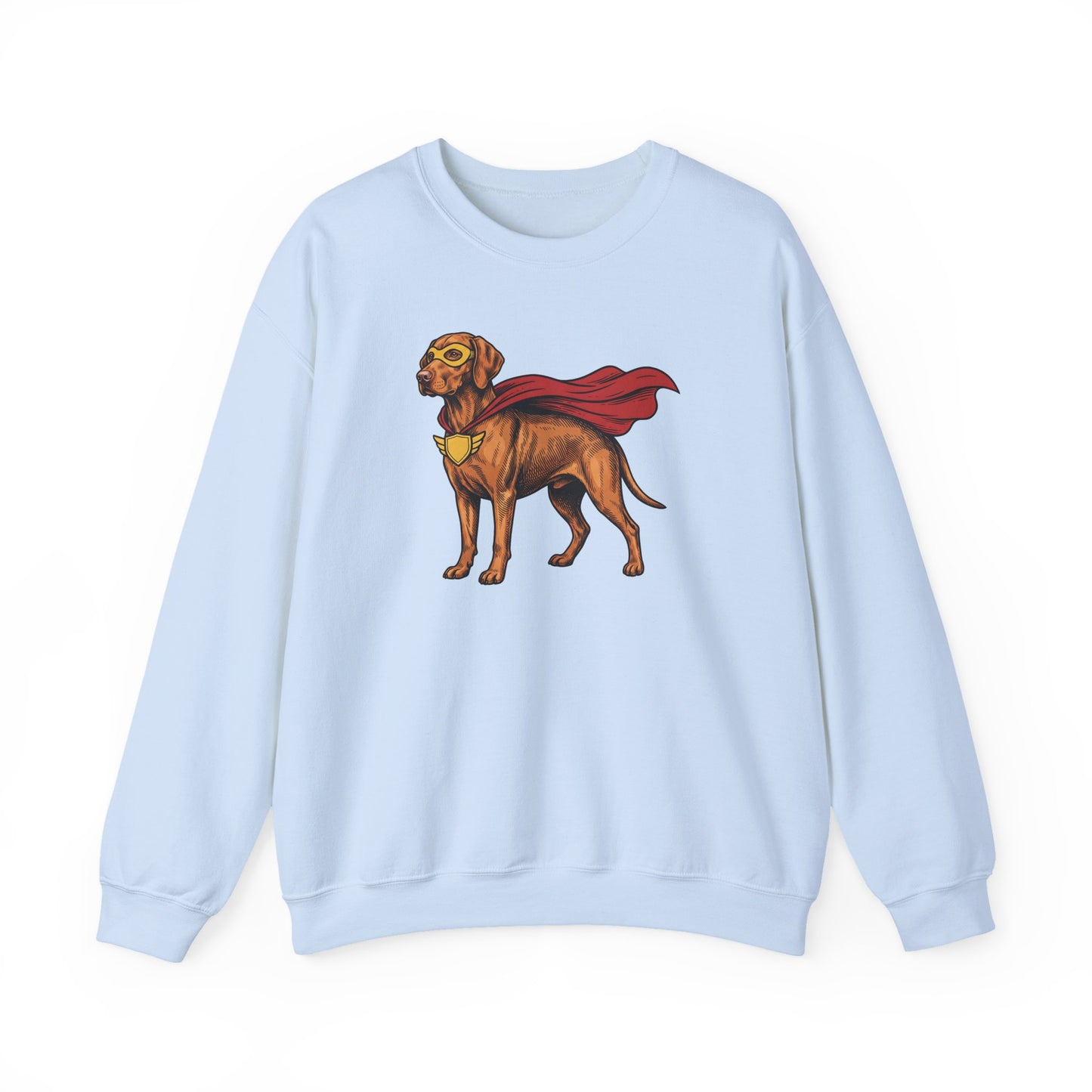 Vizsla Superhero Crewneck Sweatshirt