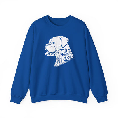Boxer Flowers Crewneck Sweatshirt