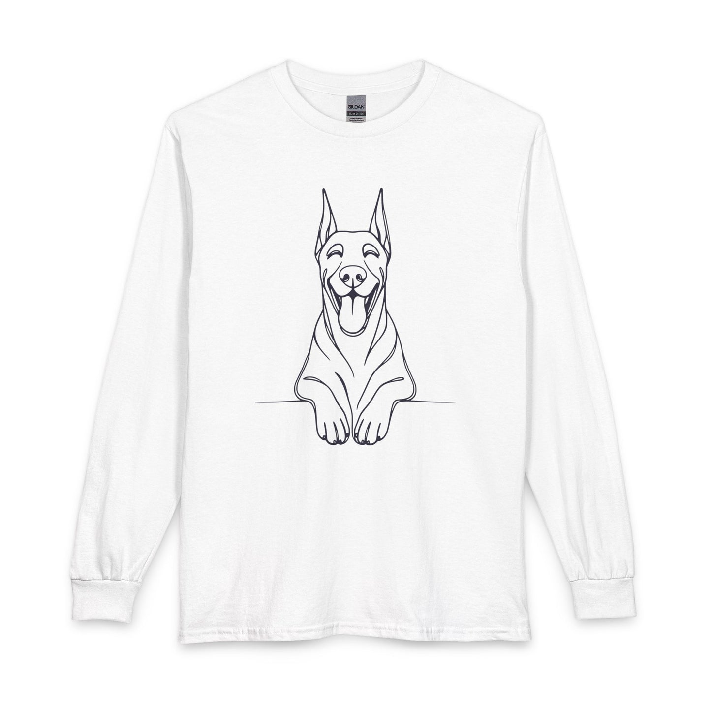 Happy Doberman Long Sleeve
