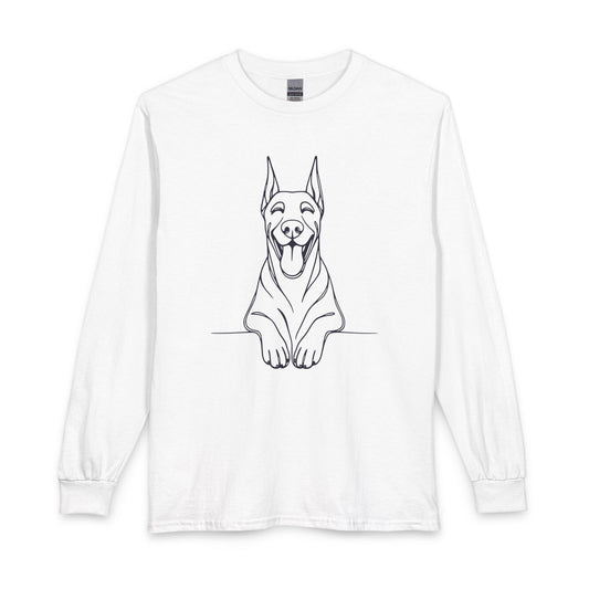 Happy Doberman Long Sleeve