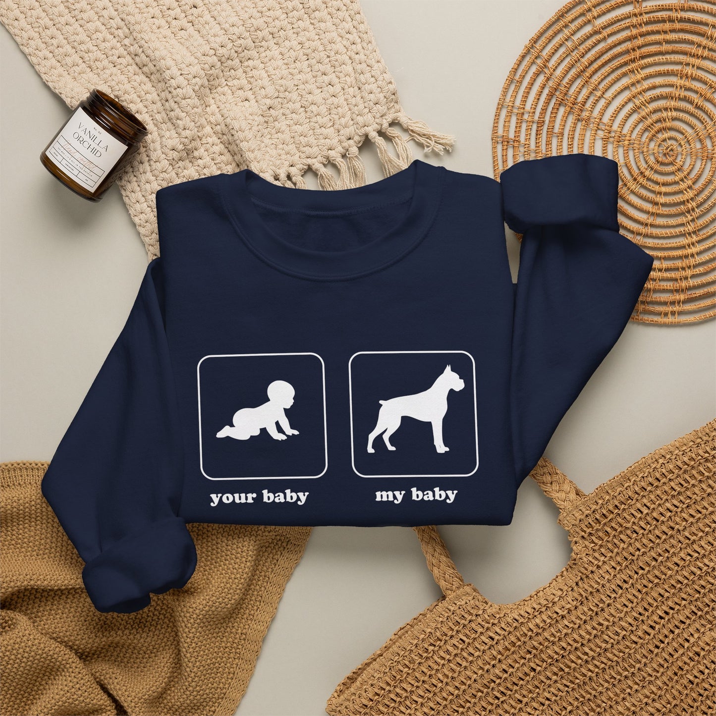 Boxer Baby Crewneck Sweatshirt