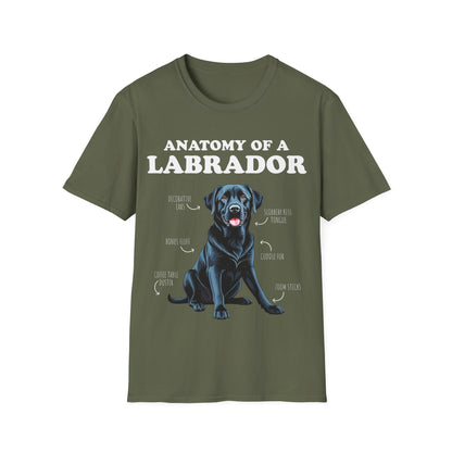 Anatomy Of A Black Labrador Tee