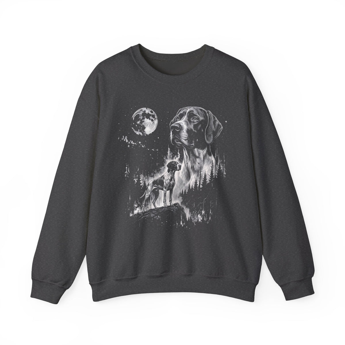 English Pointer Moonlight Crewneck Sweatshirt