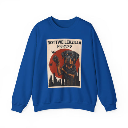 Rottweilerzilla Crewneck Sweatshirt