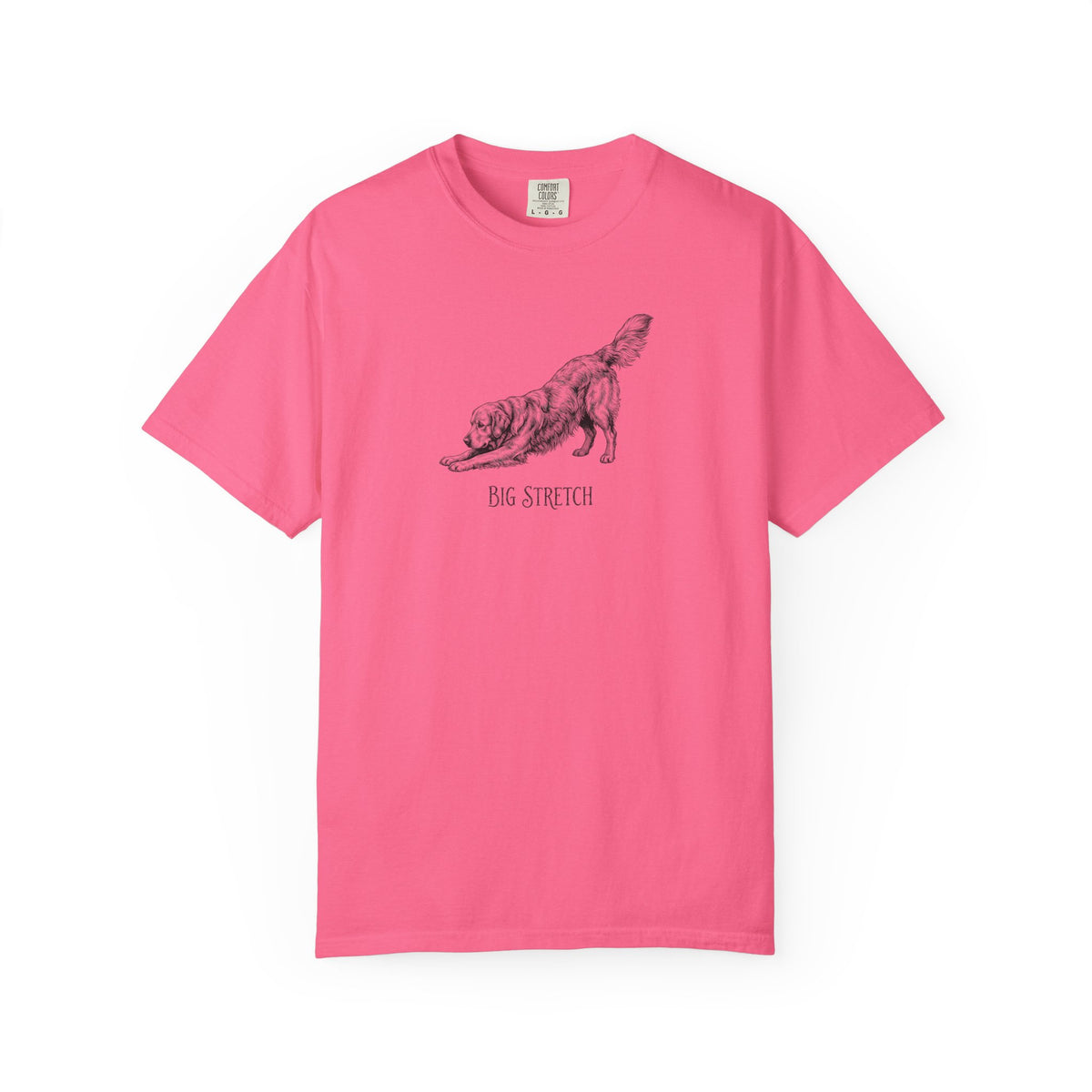 Big Stretch Golden Retriever Premium Tee