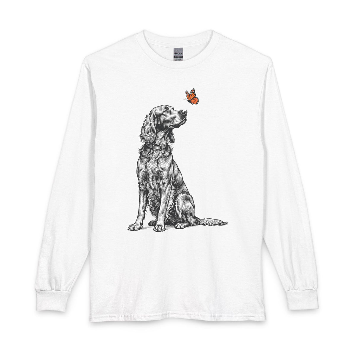 Irish Setter Butterfly Long Sleeve
