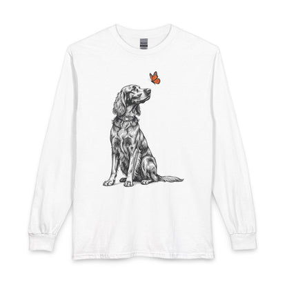 Irish Setter Butterfly Long Sleeve