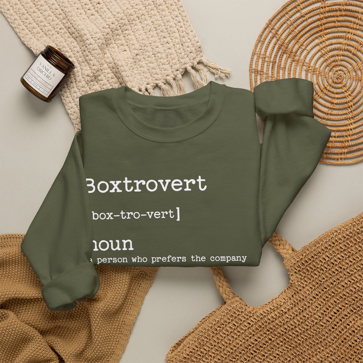 Boxer Boxtrovert Crewneck Sweatshirt