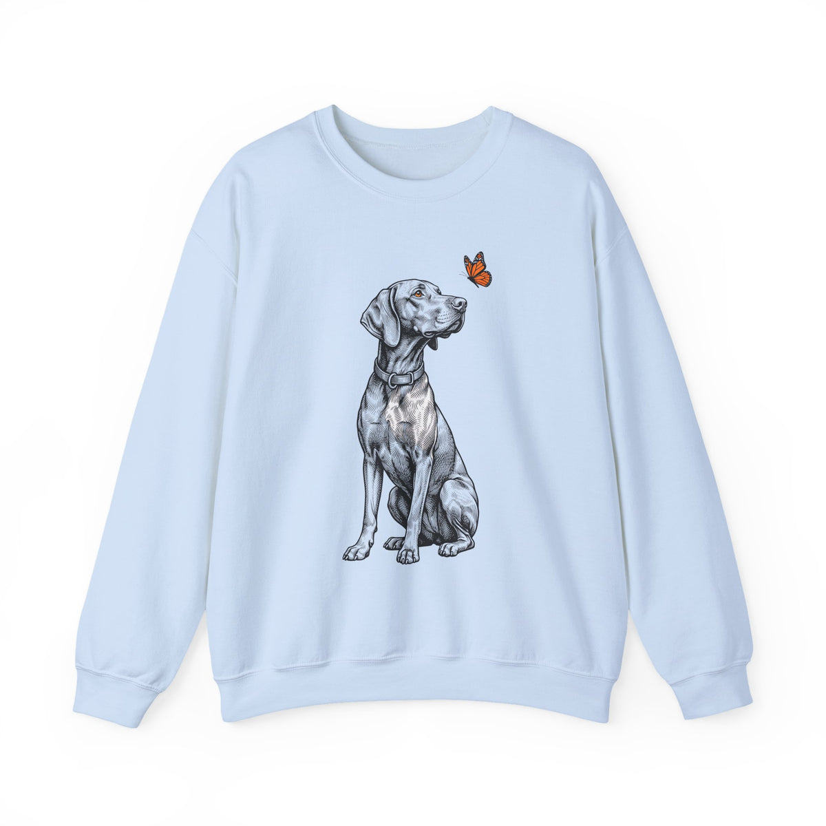 Vizsla Butterfly Crewneck Sweatshirt
