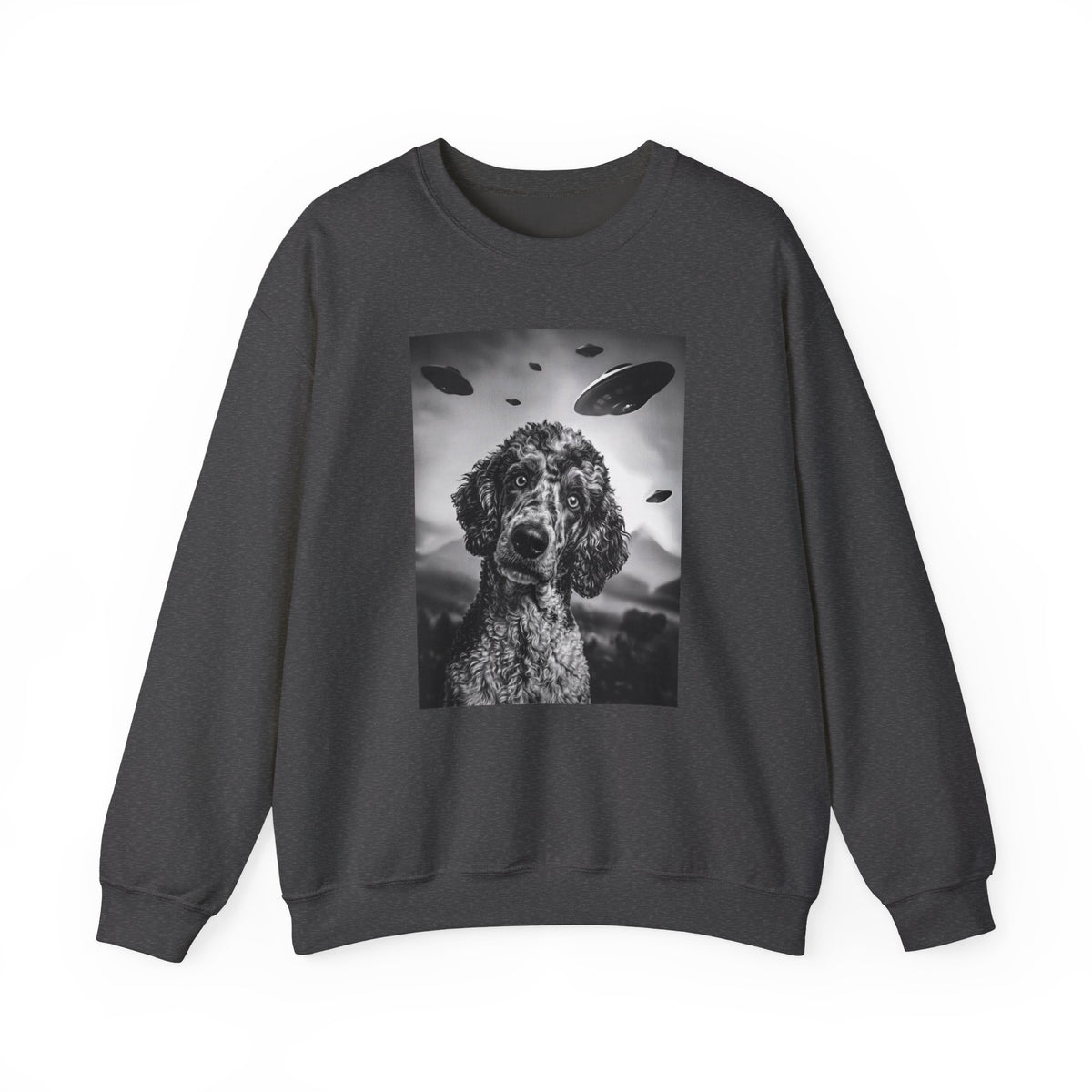 Poodle UFO Crewneck Sweatshirt
