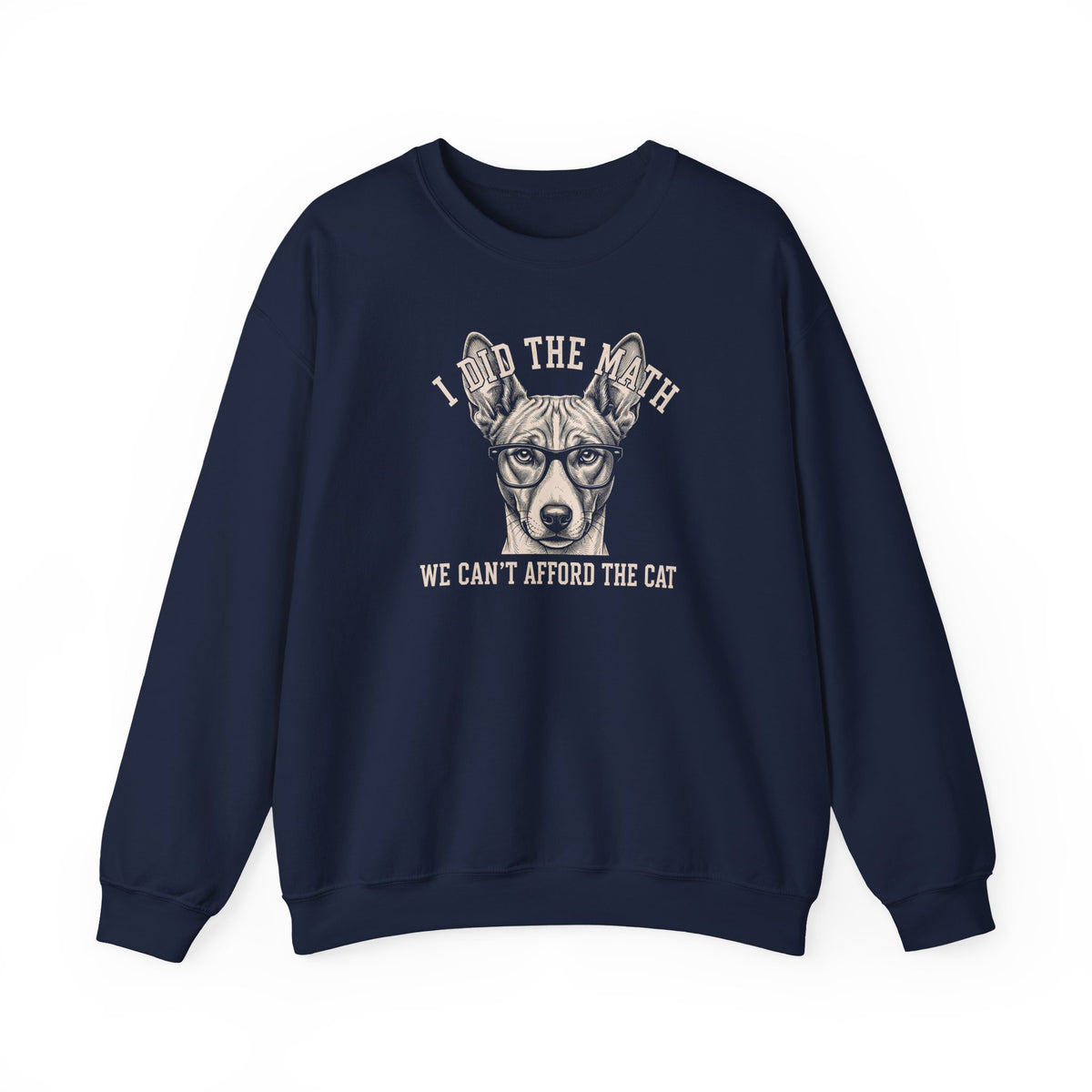 Basenji I Did The Math Crewneck Sweatshirt