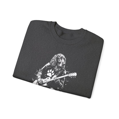 Irish Setter Guitar Crewneck Sweatshirt
