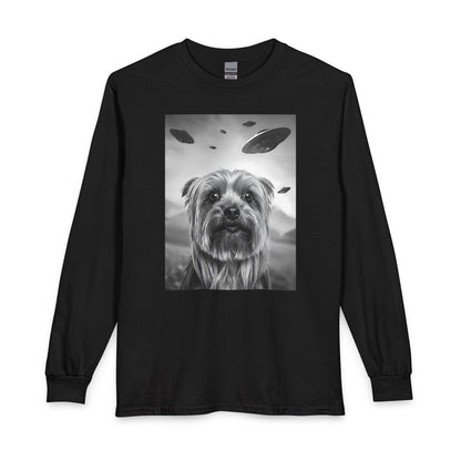 Yorkshire Terrier UFO Long Sleeve Black