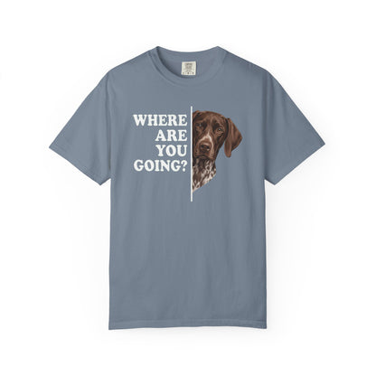German Shorthaired Pointer Followning Premium Tee