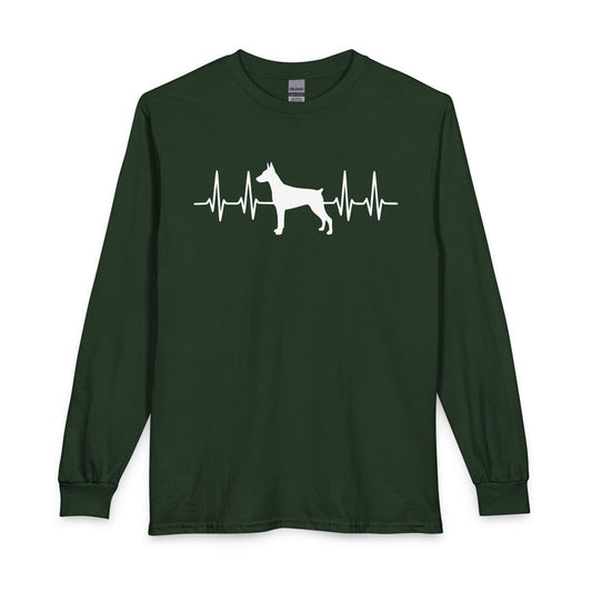 Doberman Heartbeat Long Sleeve