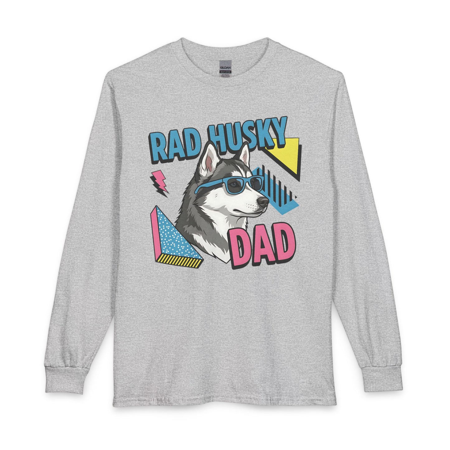 Rad Husky Dad Long Sleeve