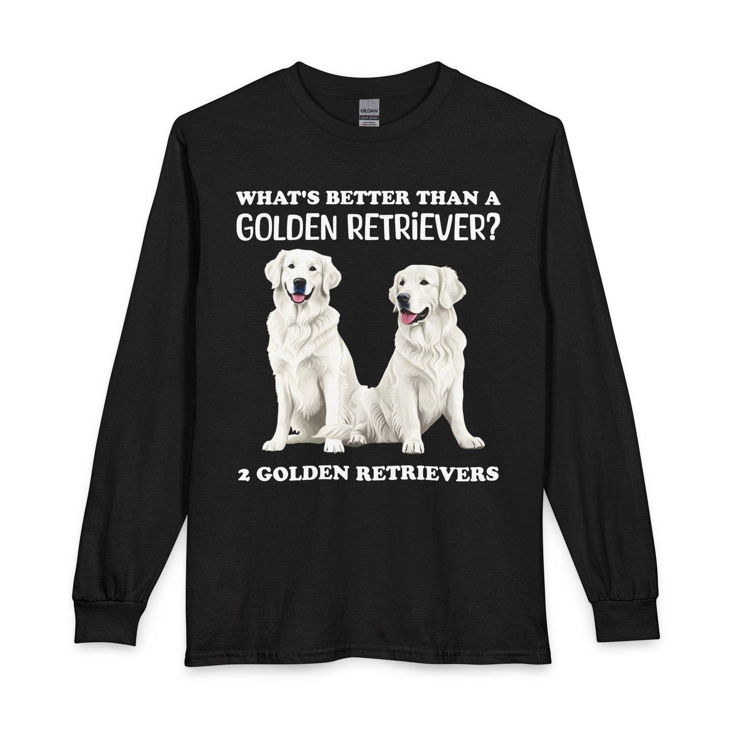 White Golden Retrievers Long Sleeve