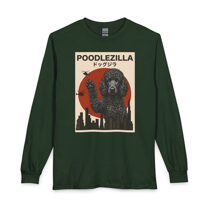 Standard Poodle Poodlezilla Black Long Sleeve