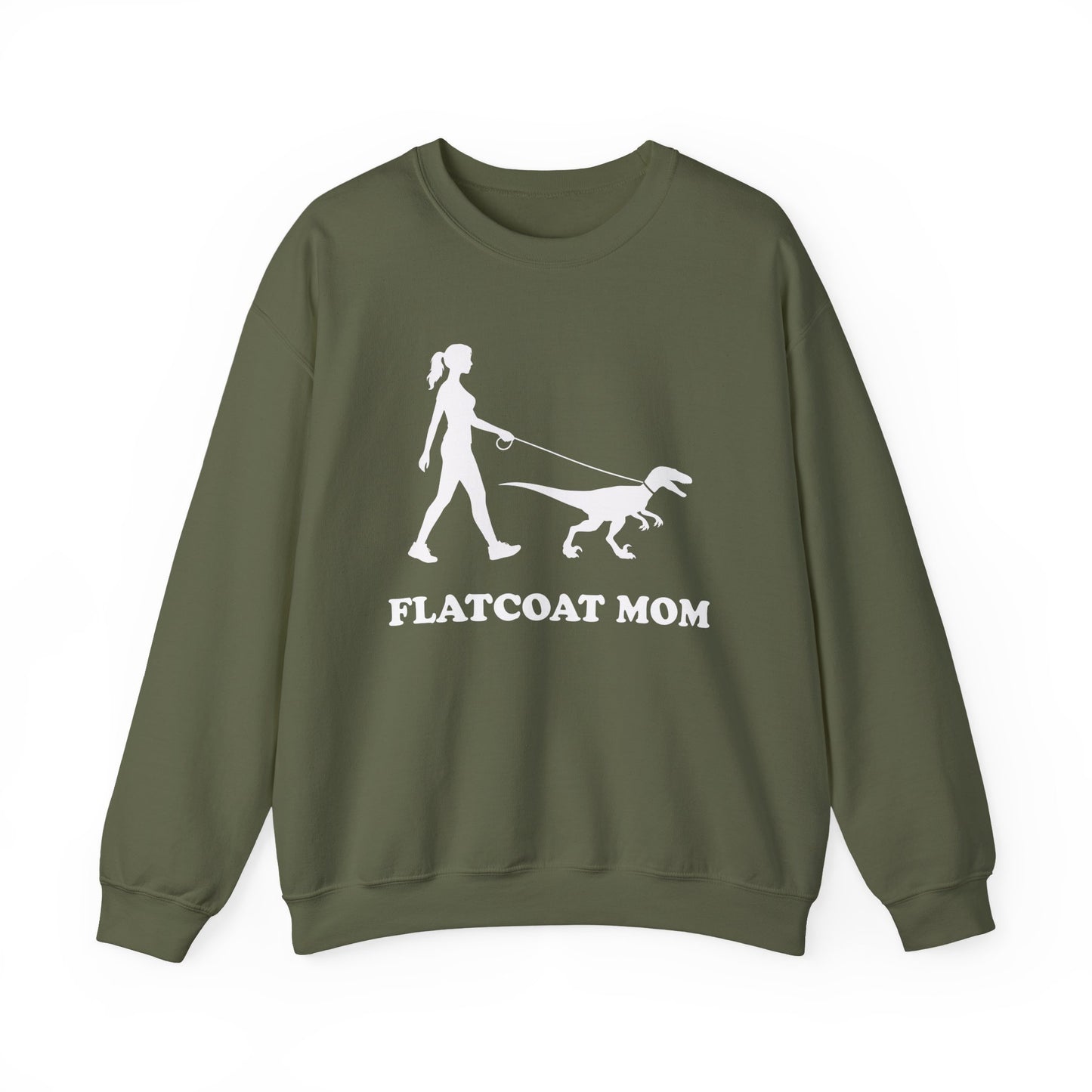 Flat-Coated Retriever Mom Crewneck Sweatshirt