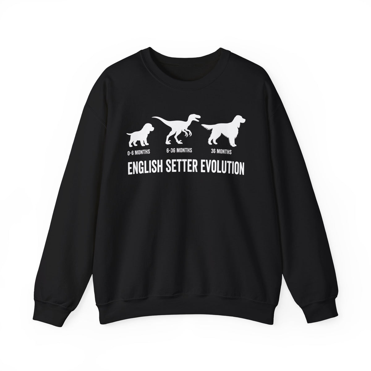 English Setter Evolution Crewneck Sweatshirt