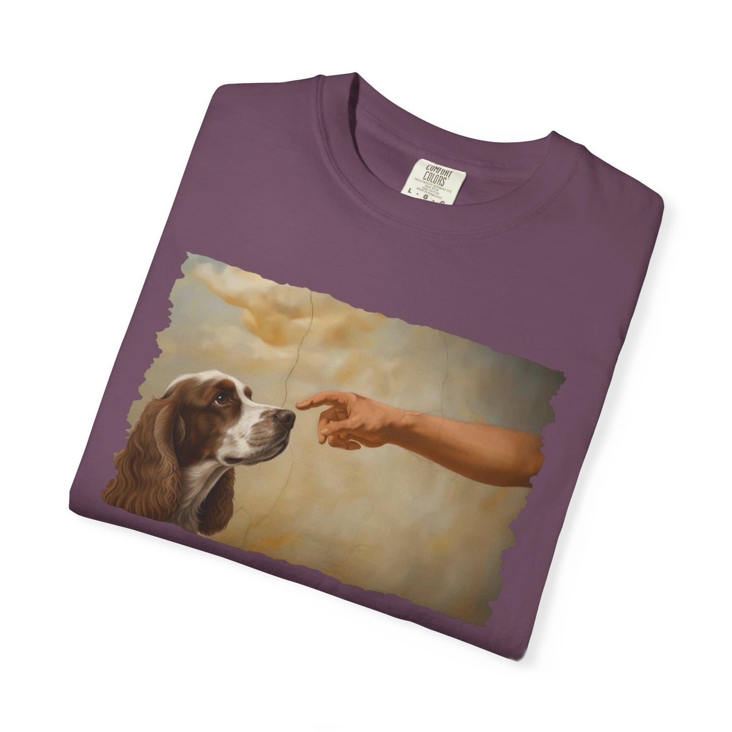 God Creates Cocker Spaniel Premium Tee