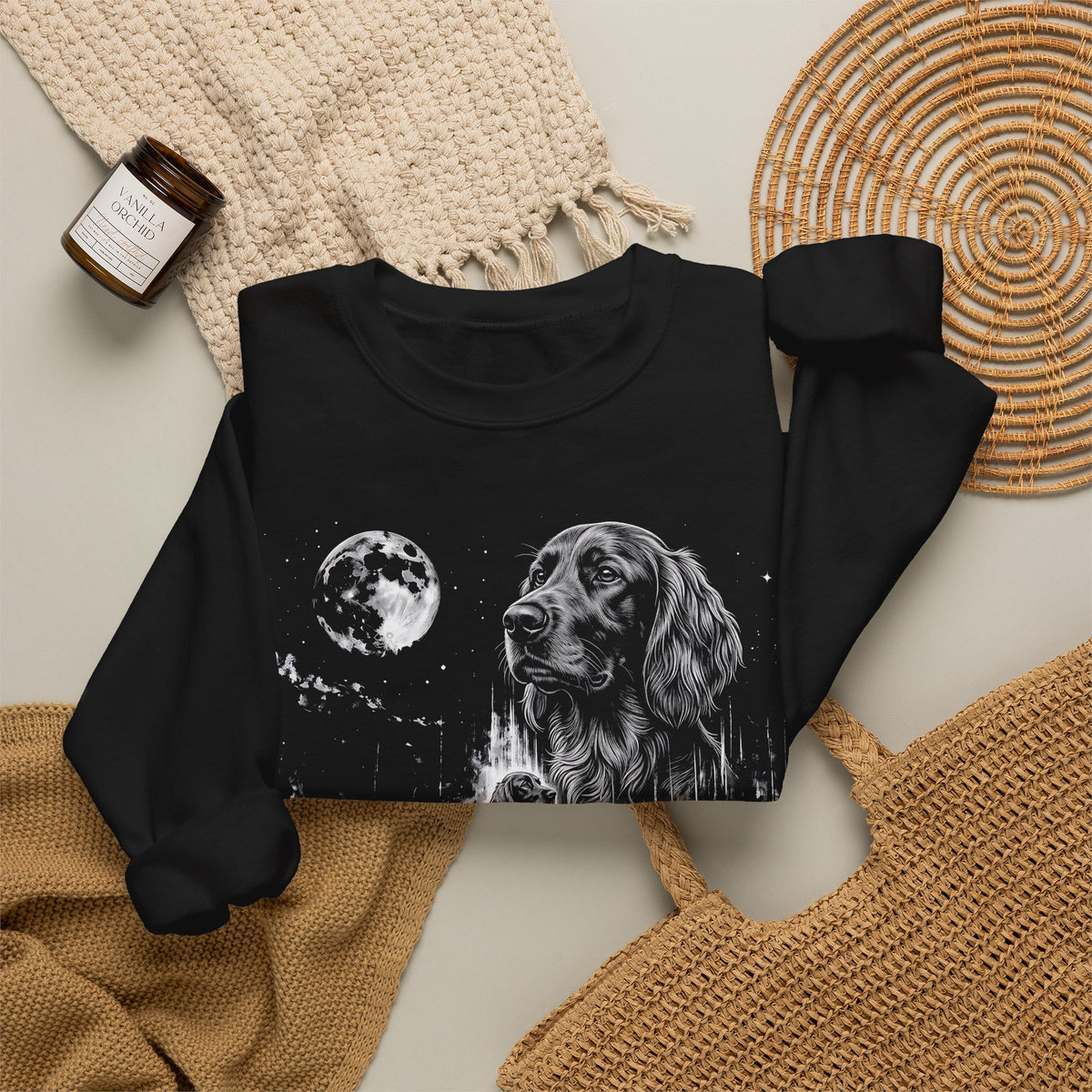 Irish Setter Moonlight Crewneck Sweatshirt