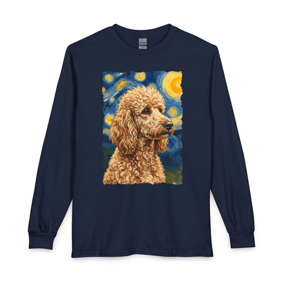 Standard Poodle Van Gogh Apricot Long Sleeve