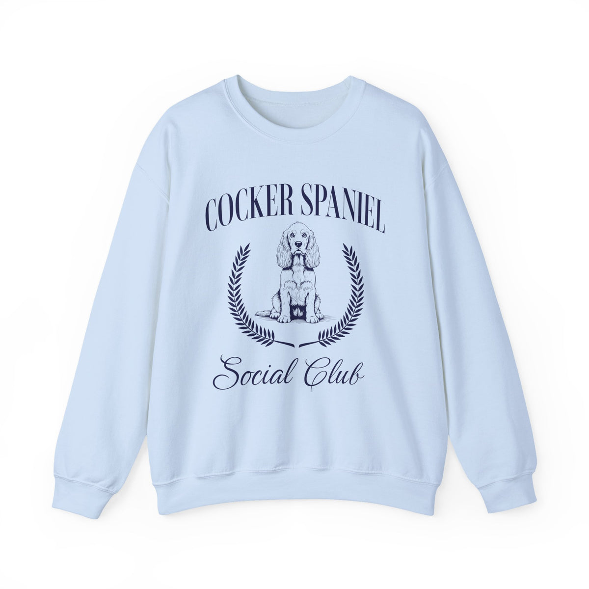 Cocker Spaniel Social Club Crewneck Sweatshirt