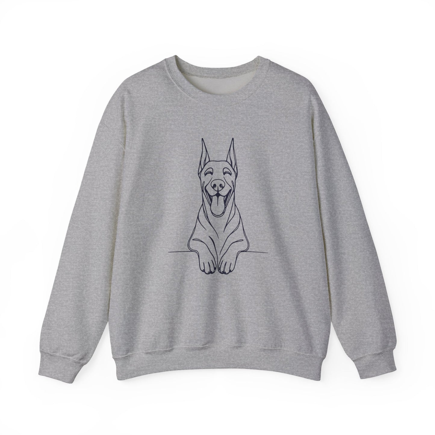Happy Doberman Crewneck Sweatshirt