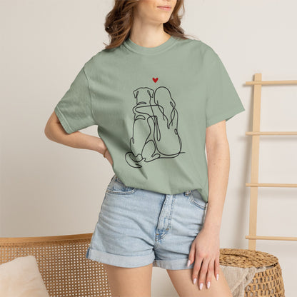 Rottweilwer and Girl Premium Tee