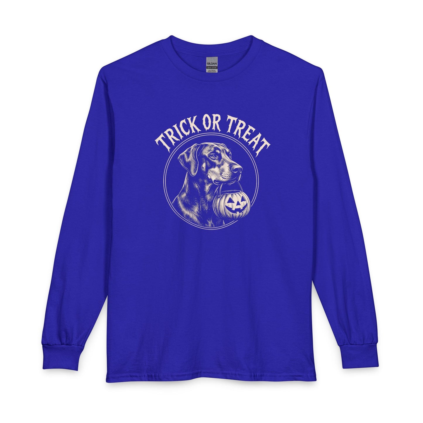 Doberman Halloween Trick or Treat Long Sleeve