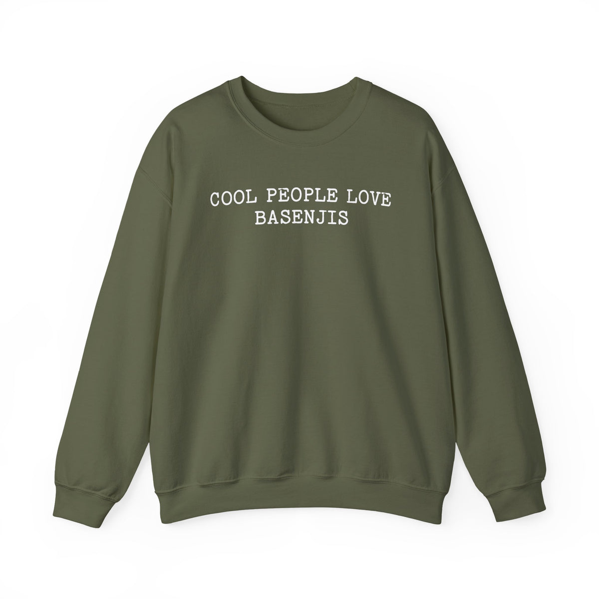 Cool People Love Basenjis Crewneck Sweatshirt