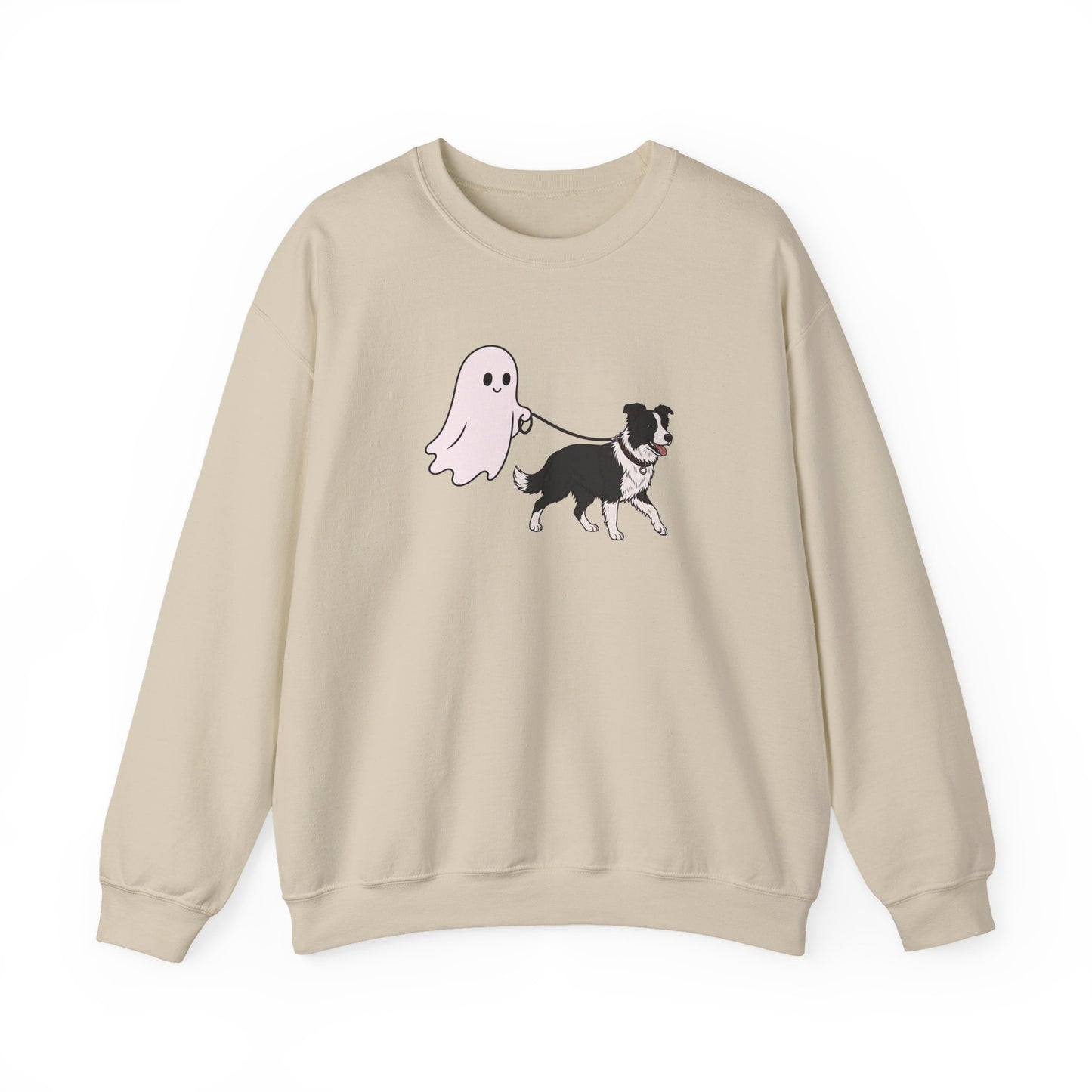 Border Collie Ghost Crewneck Sweatshirt