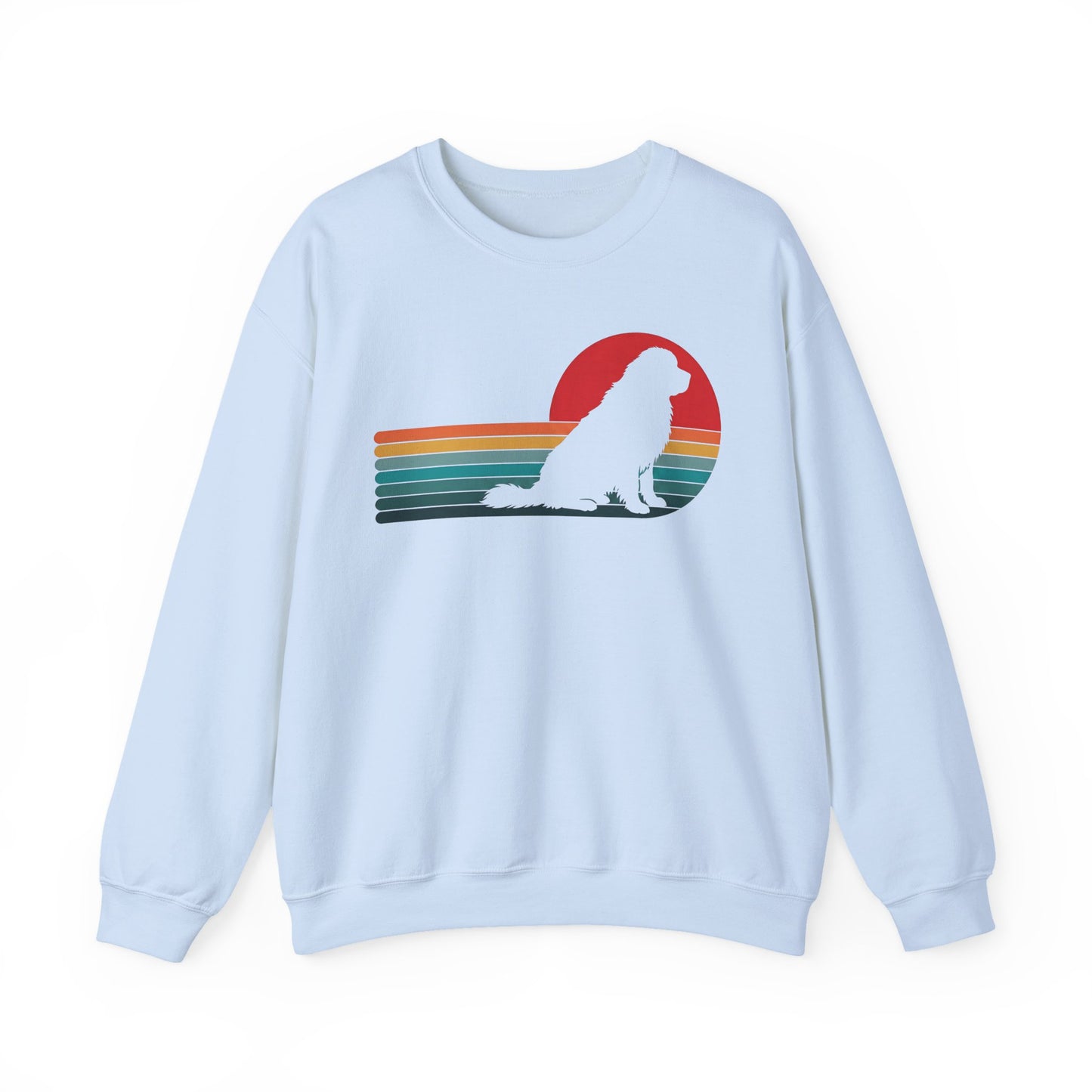 Newfoundland Retro Sunset Crewneck Sweatshirt