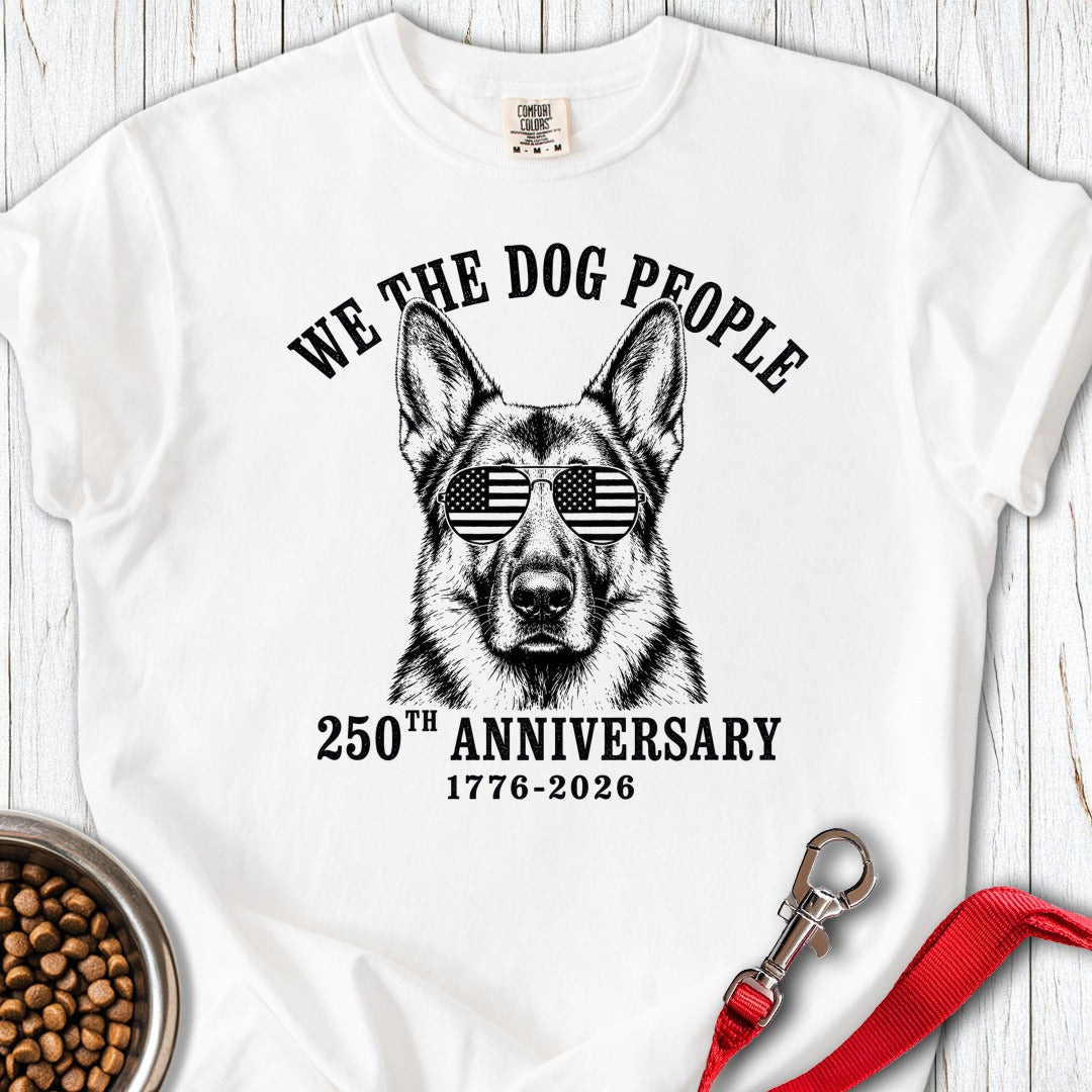 250 Anniversary German Shepherd Premium Tee White