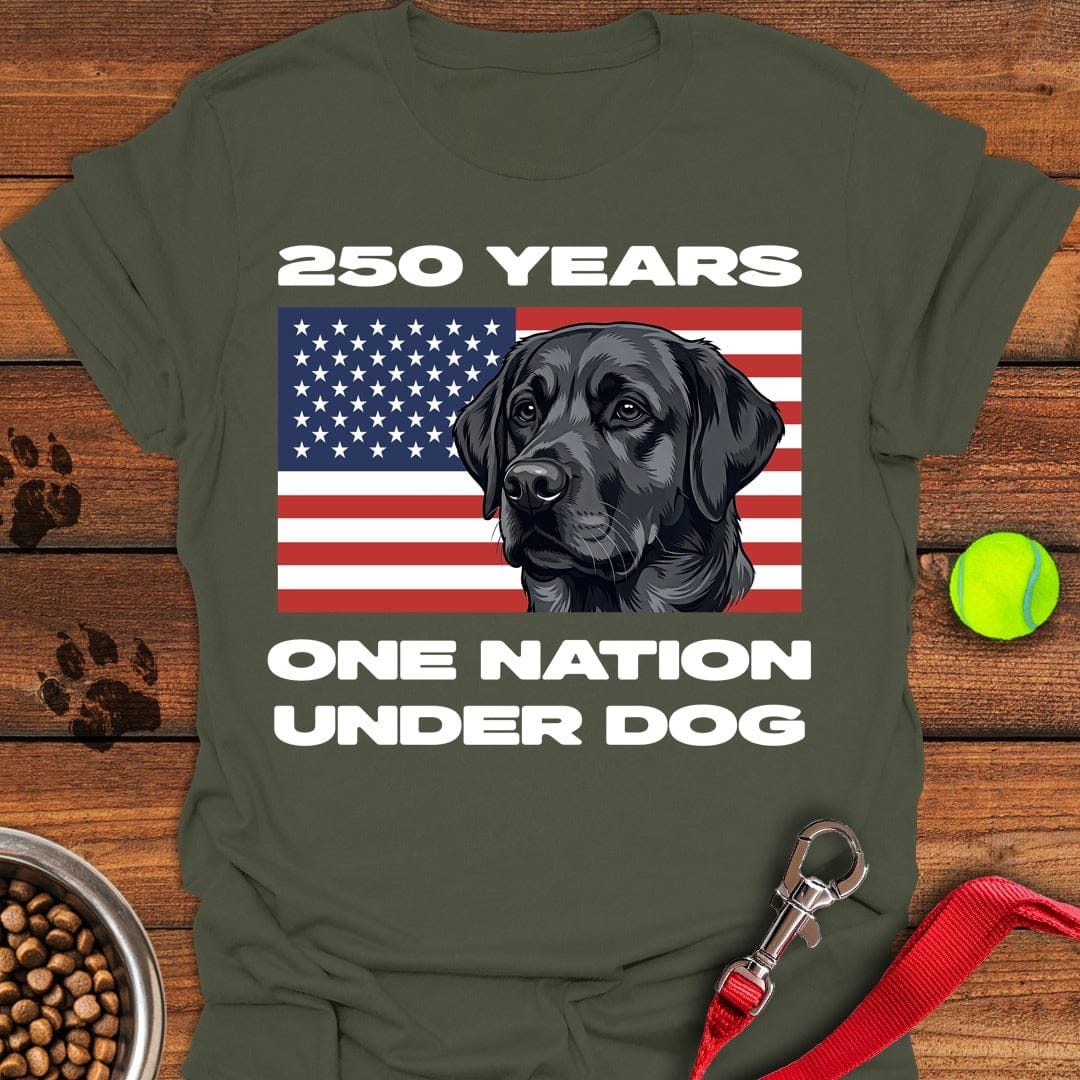 250 Years USA Black Lab Military Green