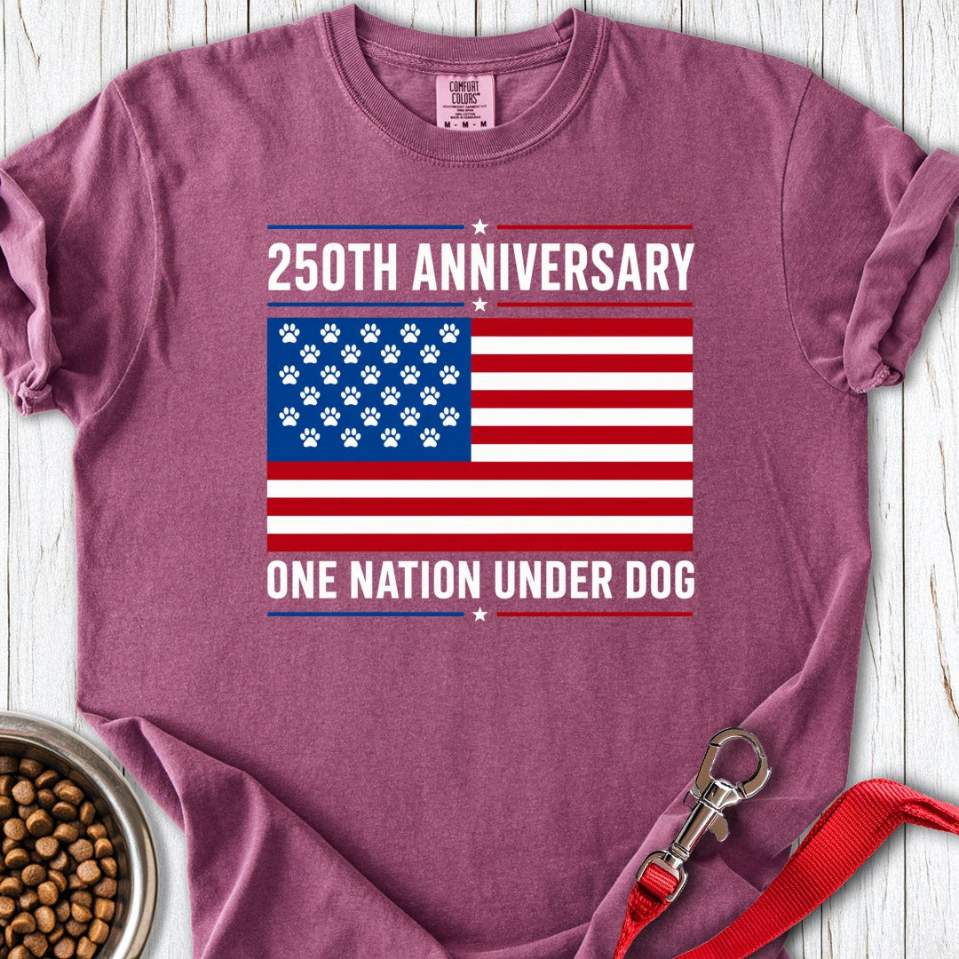 250 Years USA Dog Premium Tee Berry