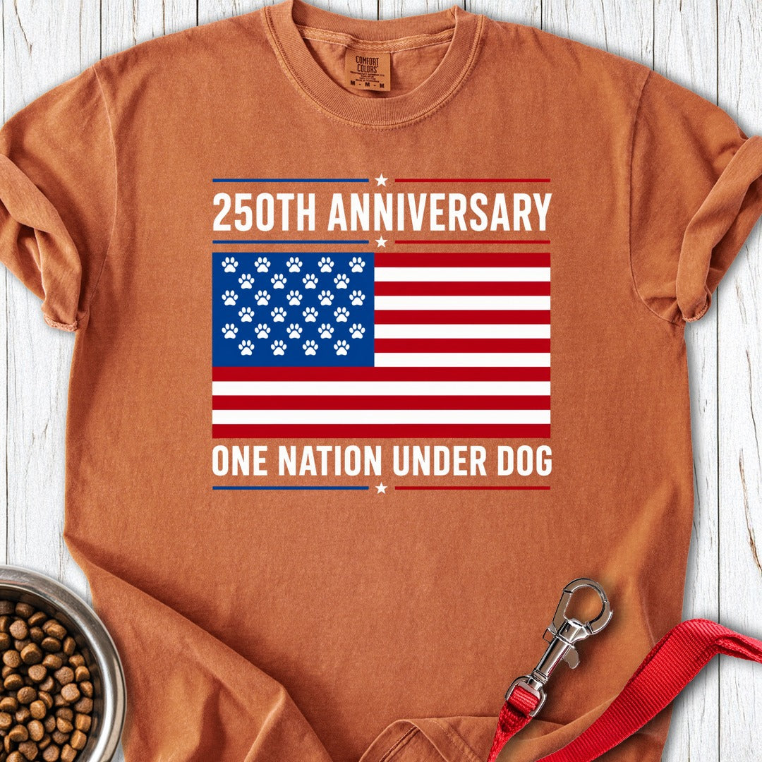 250 Years USA Dog Premium Tee Yam