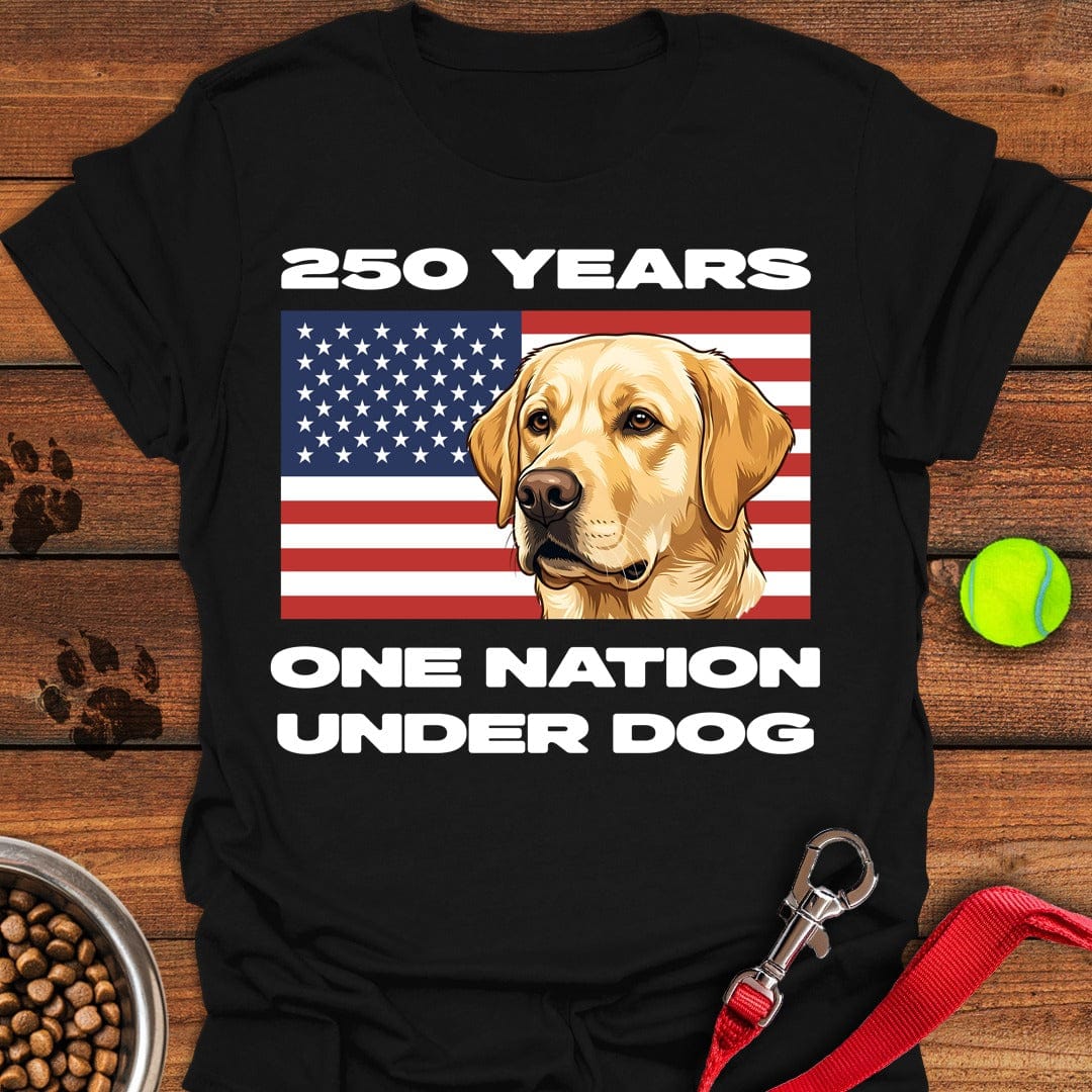 250 Years USA Yellow Lab Black