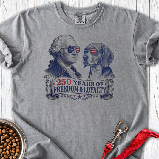 250 Year USA Beagle Premium Tee Grey