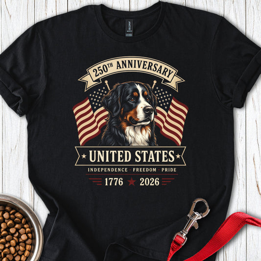 250 Years Bernese Mountain Dog Black
