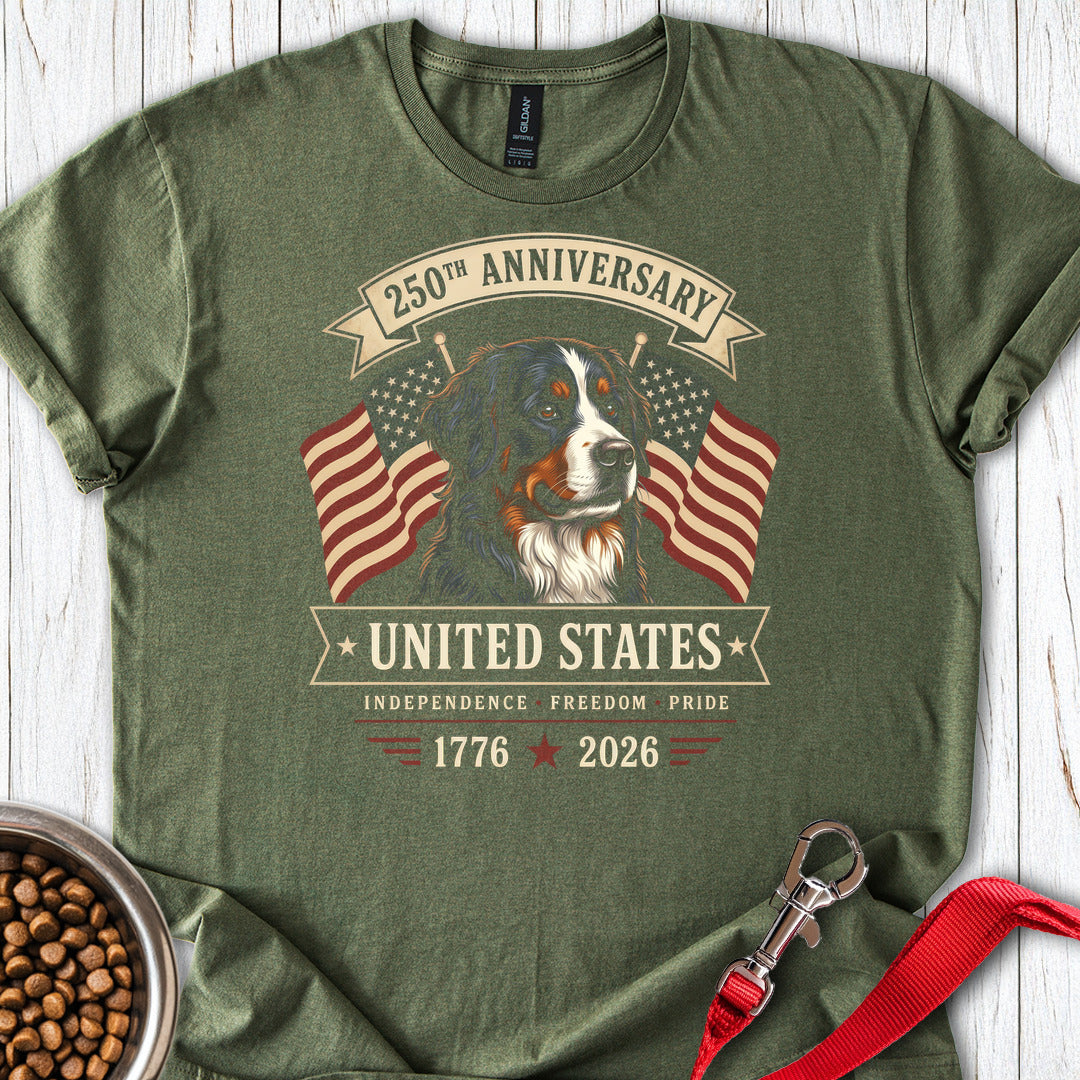 250 Years Bernese Mountain Dog Military Green