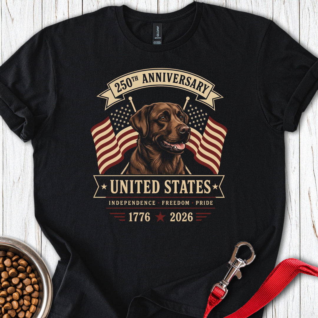 250 Years Chocolate Labrador Black