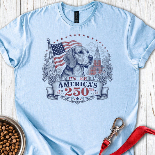 250 Years USA Beagle — Light Blue